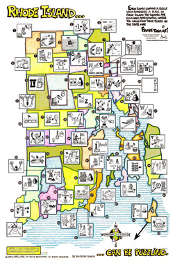 Rhode Island... Can Be Puzzling State Map